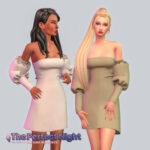 The Perfect Night Puff Sleeve Dress by laupipi at TSR