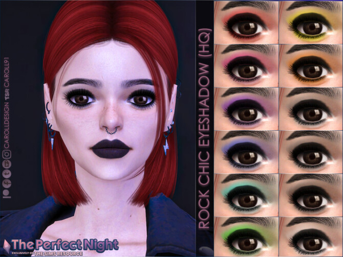 The Perfect Night Rock Chic Eyeshadow by Caroll91 at TSR