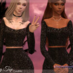 The Perfect Night Shiny Top by Dissia at TSR