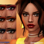 The Perfect Night Simchella Eyeshadow at MSQ Sims