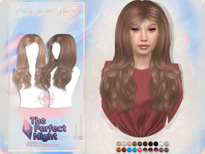 The Perfect Night Teleport Hairstyle by JavaSims at TSR