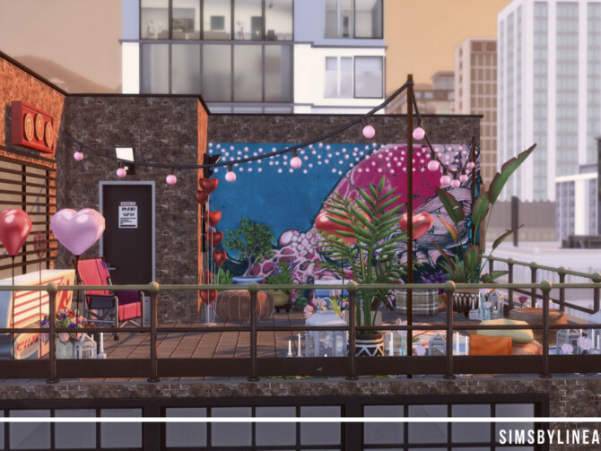 The Perfect Night The Rooftop Date by SIMSBYLINEA at TSR