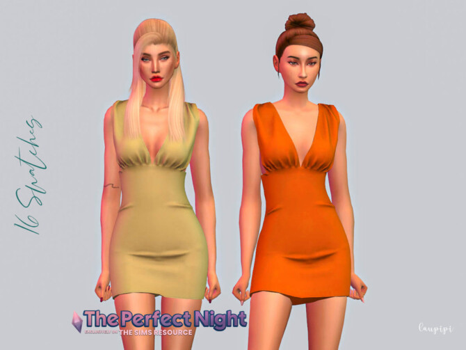 The Perfect Night V-Neck Dress by laupipi at TSR