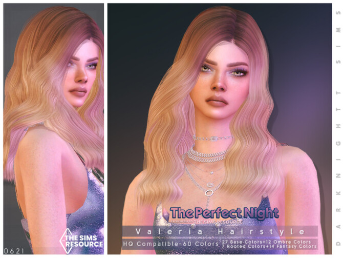 The Perfect Night Valeria Hairstyle by DarkNighTt at TSR