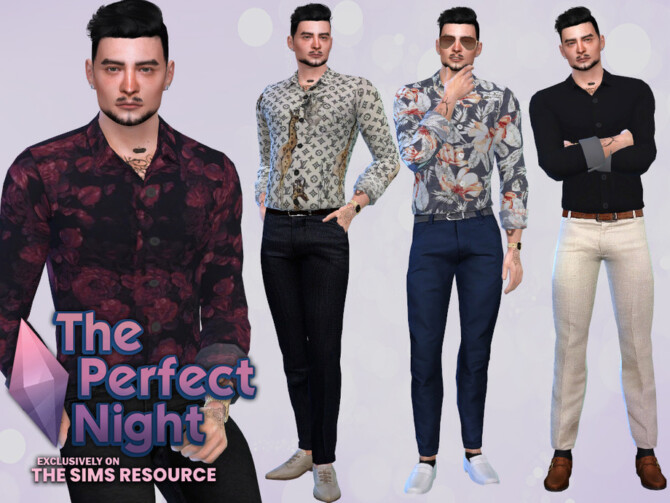 The Perfect Night Xavio Shirt by McLayneSims at TSR