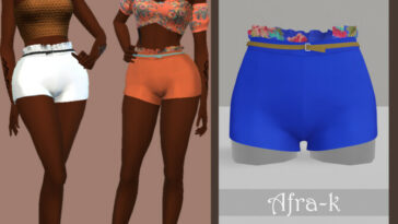 Thelma shorts by akaysims at TSR