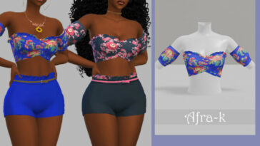 Thelma top by akaysims at TSR