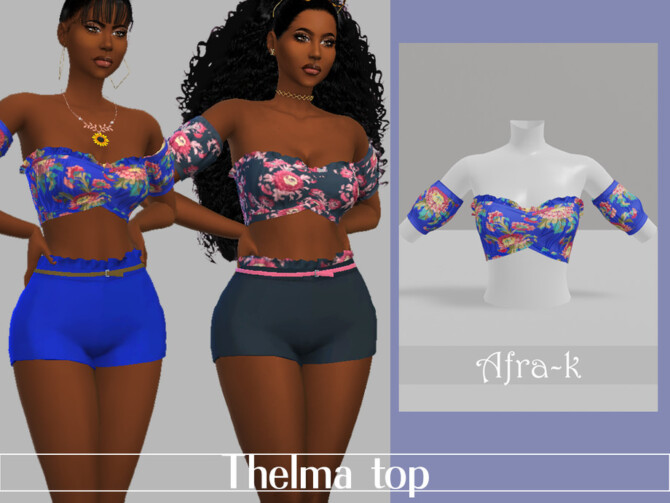 Thelma top by akaysims at TSR