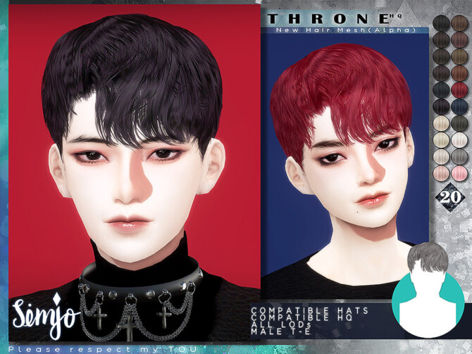 Throne Hair by KIMSimjo at TSR