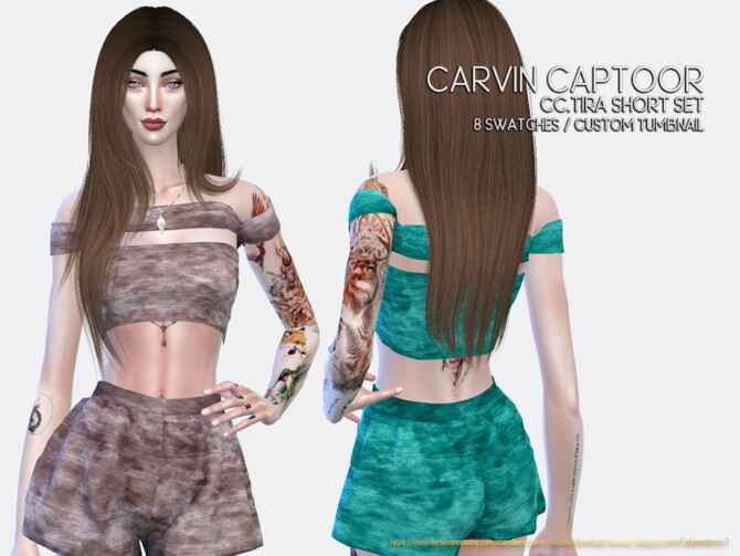 Tira short Set by carvin captoor at TSR