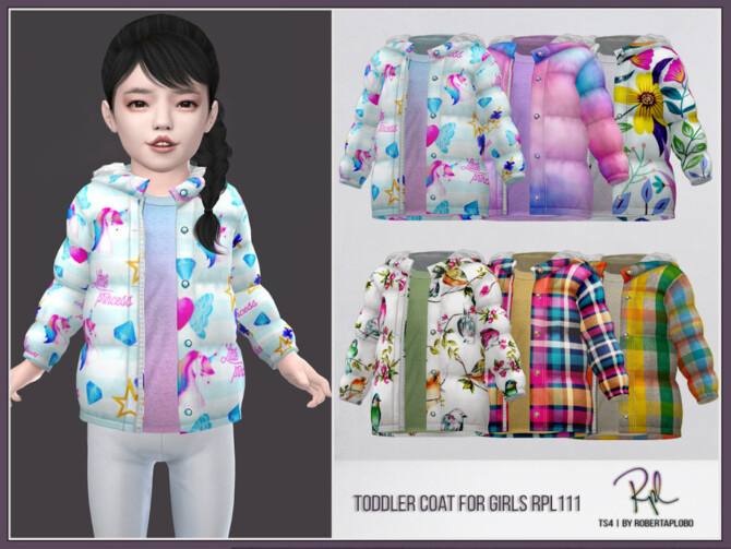 Toddler Coat for Girls by RobertaPLobo at TSR