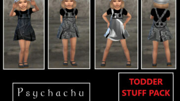 Toddler Dress by Psychachu at TSR