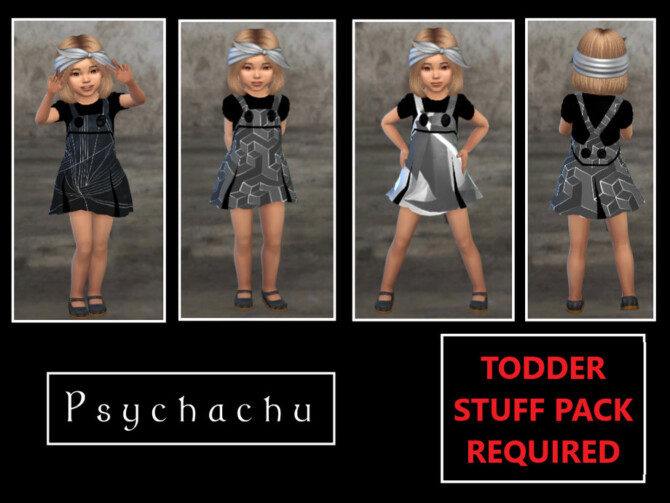 Toddler Dress by Psychachu at TSR