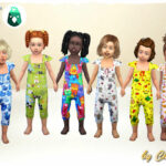 Toddler Overall Country Life by Chalipo at All 4 Sims