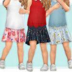 Toddler Skirt P05 by lillka at TSR