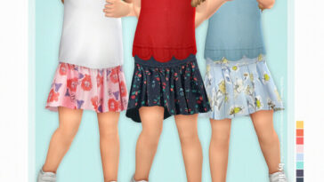 Toddler Skirt P05 by lillka at TSR