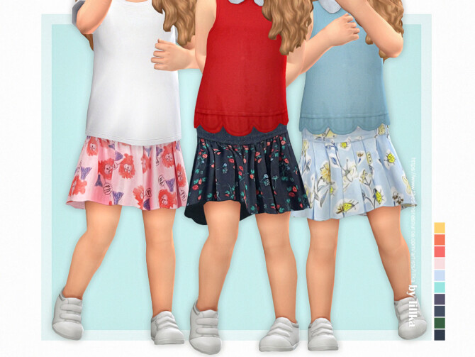 Toddler Skirt P05 by lillka at TSR