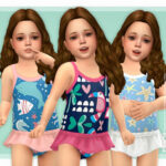 Toddler Swimsuit P17 by lillka at TSR