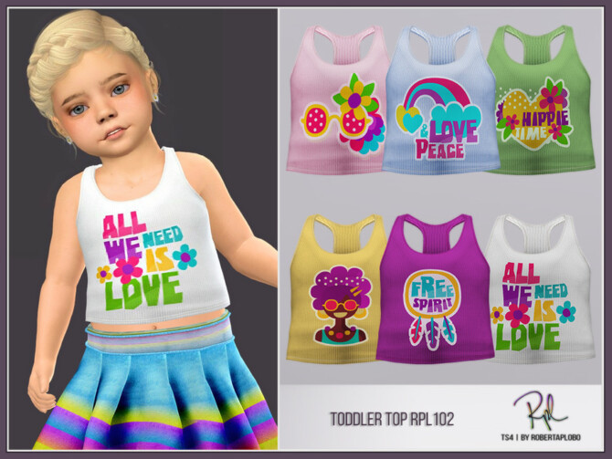 Toddler Tank Top RPL102 by RobertaPLobo at TSR