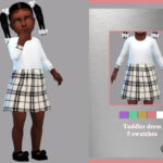 Toddler dress Susy by LYLLYAN at TSR