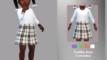 Toddler dress Susy by LYLLYAN at TSR