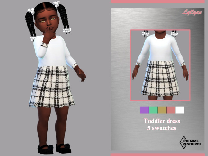 Toddler dress Susy by LYLLYAN at TSR