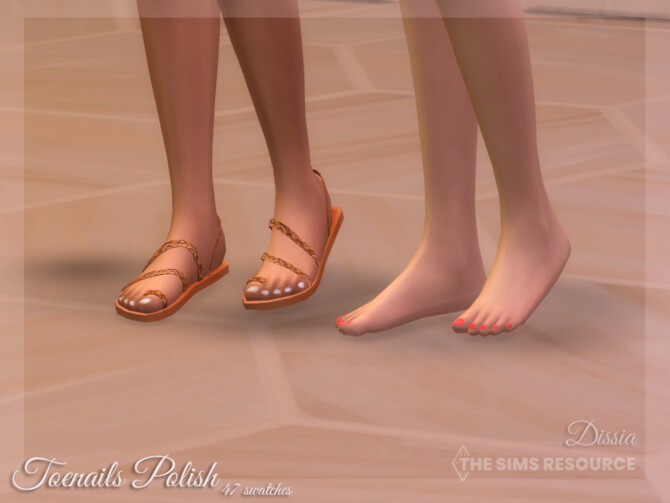 Toenails Polish by Dissia at TSR