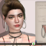 Tonya Pearl Earrings by PlayersWonderland at TSR