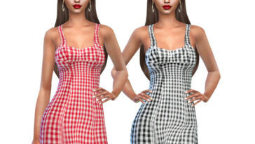 Trendy Mini Plaid Dresses by Saliwa at TSR