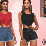 Triangle Tank Tops by Saliwa at TSR