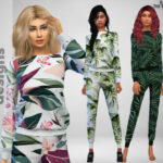 Tropical Sleepwear by Pinkfizzzzz at TSR