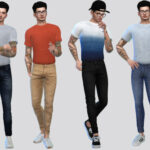 Tucked Basic Rolled Tees by McLayneSims at TSR