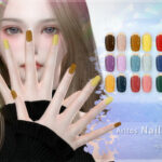 Two-color nails (rings) by Arltos at TSR