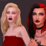 UJUBA HAIR [VERSION 2] at Candy Sims 4