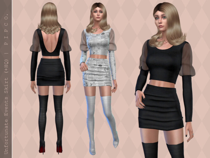 Unfortunate Events Skirt II by Pipco at TSR