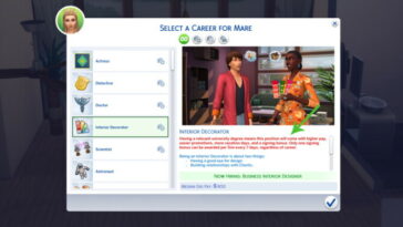 University degree reward fix at Mod The Sims 4