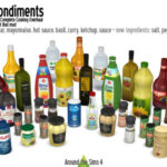 Usable Condiments at Around the Sims 4