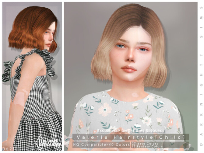 Valerie Hairstyle [Child] by DarkNighTt at TSR