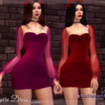 Vampire Dress by Dissia at TSR