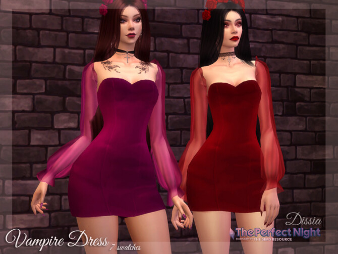 Vampire Dress by Dissia at TSR