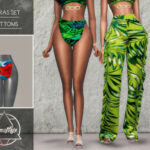 Vibras Set Swimsuit Bottoms by Camuflaje at TSR