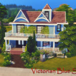 Victorian Blue Shell House by GenkaiHaretsu at TSR