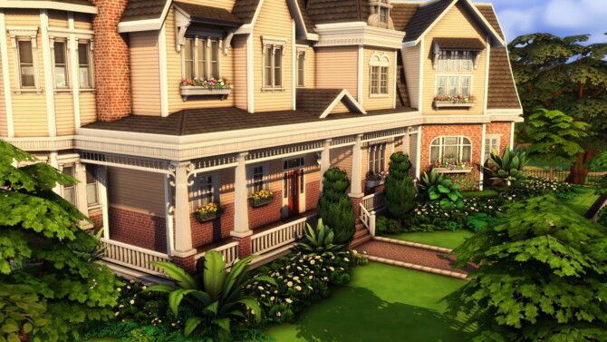 Victorian Manor by plumbobkingdom at Mod The Sims 4