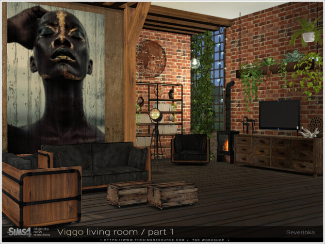 Viggo livingroom part I by Severinka at TSR