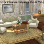 Vitasims2 Christeve Living Conversion by Clara at All 4 Sims