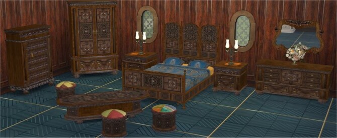 Vitasims’s Casablanca Furniture Conversion by Clara at All 4 Sims