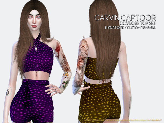 Vrose Top Set by carvin captoor at TSR