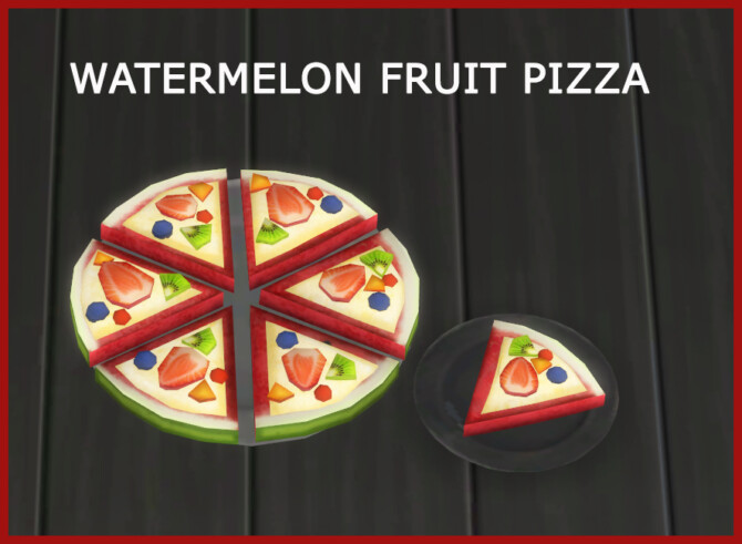 WATERMELON PIZZA at Icemunmun