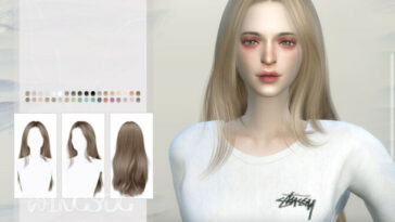 WINGS-TO0613 hair by wingssims at TSR