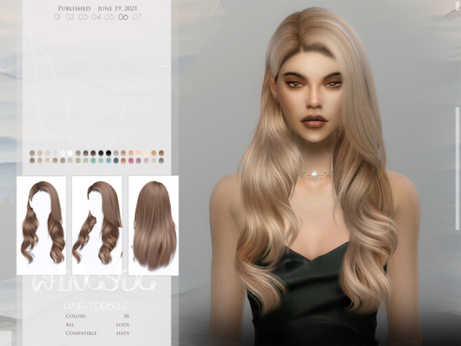 WINGS-TO0613 hair by wingssims at TSR